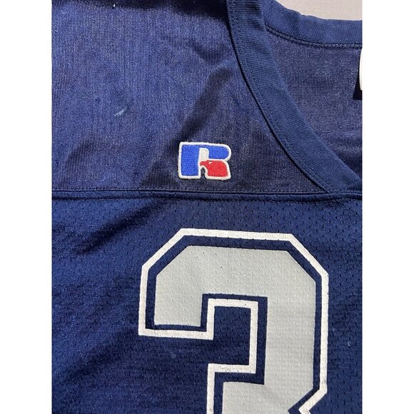 Vintage Russell Athletic '90s Penn State Mesh Football Jersey XL Blue USA - Picture 3 of 16